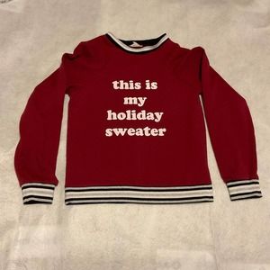 Maddie “this is my holiday sweater” pullover Sweatshirt